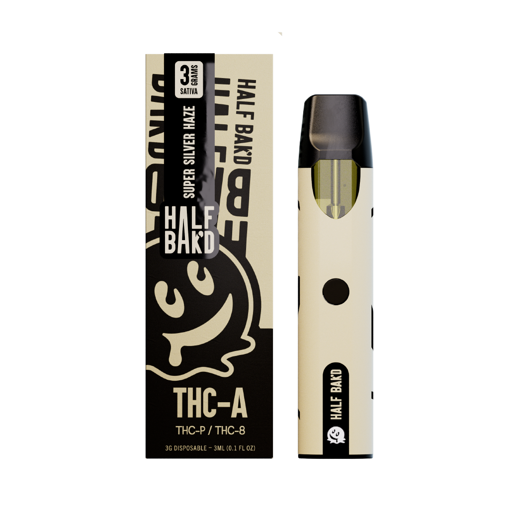 Half Bak'd 3G Disposable THC-A + THC-P + THC-8