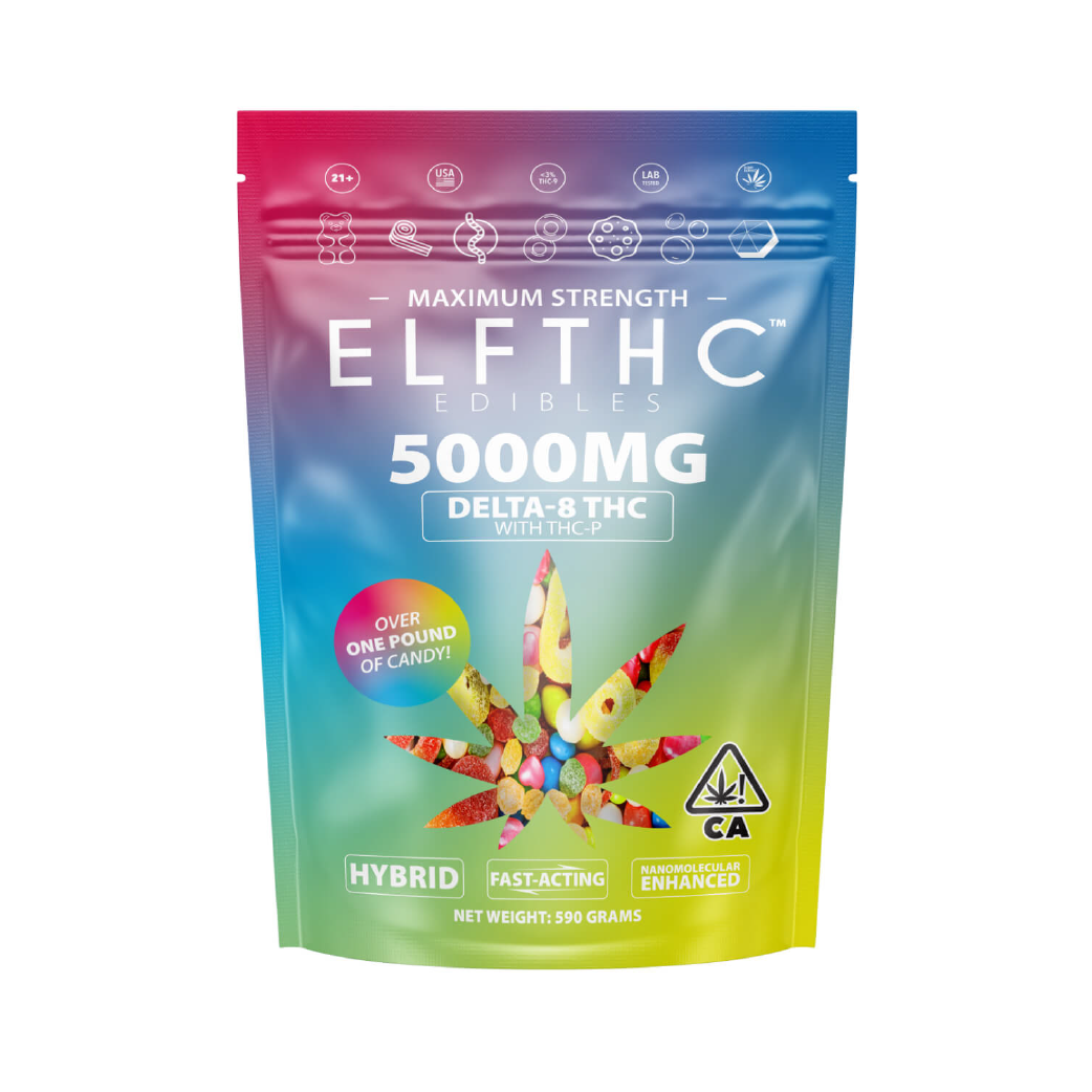 ELF THC Party Pack Delta 8 + THC-P 5000mg Edibles | $28.95 – CBDDEALS